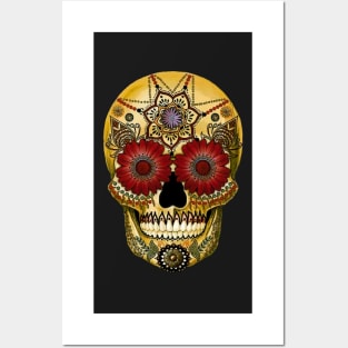 Day of the Dead Sugar Skull Posters and Art